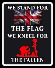 Listing image for Remembrance Day Metal Sign Plaque Lest VE Forget Soldier England War Army Gift