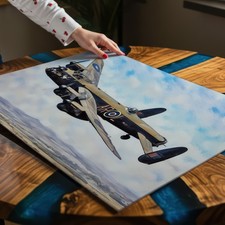 Listing image for WW2 Avro Lancaster Bomber A3 Prints Posters Aviation Planes Artwork Wall Art